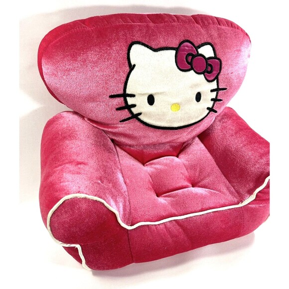 Build a Bear Hello Kitty Chair Plush Pink Couch Sanrio Pillow Doll Furniture Toy - Picture 2 of 11